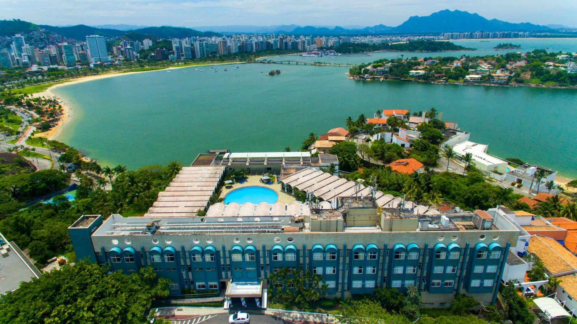 Hotel Senac Ilha Do Boi Vitória Zewnętrze zdjęcie Aerial view of the hotel